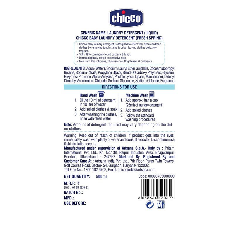 Baby Laundry Detergent 500ML image number null